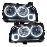 Oracle 05-10 Dodge Charger SMD HL (Non-HID) - Triple Halo - White thumbnail 1