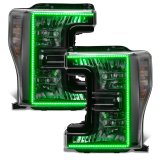 Oracle 17-19 Ford F-250 SD Dynamic Pre-Assembled Headlights - Halogen - Black Edition - thumbnail 4