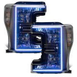 Oracle 17-19 Ford F-250 SD Dynamic Pre-Assembled Headlights - Halogen - Black Edition - thumbnail 5