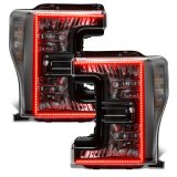 Oracle 17-19 Ford F-250 SD Dynamic Pre-Assembled Headlights - Halogen - Black Edition - thumbnail 8