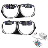 Oracle 15-21 Dodge Challenger Pre-Installed Halo Headlight Bezel - w/ Simple Controller thumbnail 1