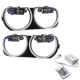 Oracle 15-21 Dodge Challenger Pre-Installed Halo Headlight Bezel - w/ Simple Controller thumbnail 2