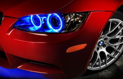 Oracle BMW M3 Coupe 08-13 Halo Kit - Projector - ColorSHIFT w/ Simple Controller thumbnail 9