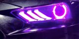 Oracle 18-21 Ford Mustang LED Headlight Halo Kit - ColorSHIFT w/ Simple Controller thumbnail 3