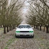 Oracle Dodge Challenger 08-14 Halo Kit (NonProjectorHL) - ColorSHIFT w/ Simple Controller thumbnail 3