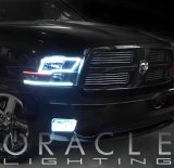 Oracle Dodge Ram Sport 09-18 LED Headlight Halo Kit - White thumbnail 4