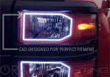 Oracle Chevrolet Silverado 14-15 LED Halo Kit Non-Projector Style - White thumbnail 8