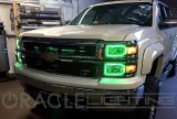 Oracle Chevy Silverado 14-15 Halo Kit Non-Projector Style - ColorSHIFT w/ BC1 Controller thumbnail 9