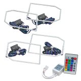 Oracle Chevy Silverado 14-15 Halo Kit Non-Projector Style - w/ Simple Controller thumbnail 1