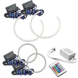 Oracle Mercedes Benz C-Class 08-11 Halo Kit - ColorSHIFT w/ Simple Controller thumbnail 5