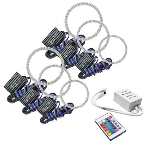 Oracle Infiniti M35 06-08 Halo Kit - ColorSHIFT w/ Simple Controller thumbnail 2