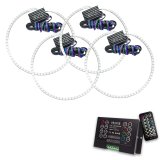 Oracle Jeep Grand Cherokee 05-10 Halo Kit - ColorSHIFT w/ 2.0 Controller thumbnail 1