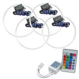 Oracle Jeep Grand Cherokee 05-10 Halo Kit - ColorSHIFT w/ Simple Controller thumbnail 2