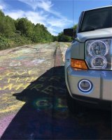 Oracle Jeep Commander 06-10 Halo Kit - ColorSHIFT w/o Controller thumbnail 6