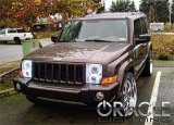 Oracle Jeep Commander 06-10 Halo Kit - ColorSHIFT w/ Simple Controller thumbnail 7
