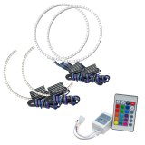 Oracle Toyota Tundra 14-17 Dual Halo Kit - ColorSHIFT w/ Simple Controller thumbnail 1