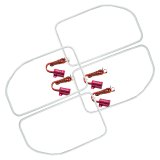 Oracle Ford F250/350 11-16 LED Halo Kit (Square Ring Design) - White thumbnail 1