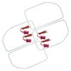 Oracle Ford F250/350 11-16 LED Halo Kit (Square Ring Design) - White thumbnail 7