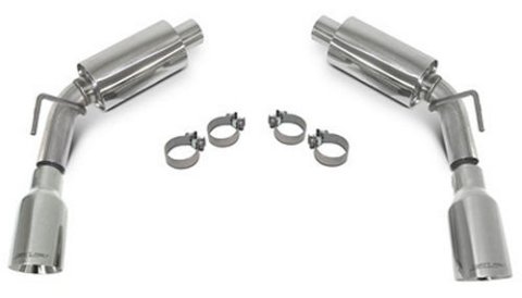 SLP 2010-2015 Chevrolet Camaro 6.2L LoudMouth II Axle-Back Exhaust w/ 4in Tips thumbnail 3