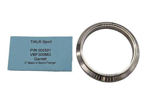 Forced Performance Male V-Band Flange Garrett 3.0in ID thumbnail 1