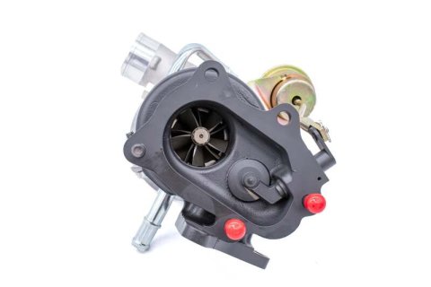 Forced Performance Subaru STi/WRX Blue UHF Turbo 58mm CH7CM Trbn Hsg Ported External WG w/Oil Line thumbnail 2