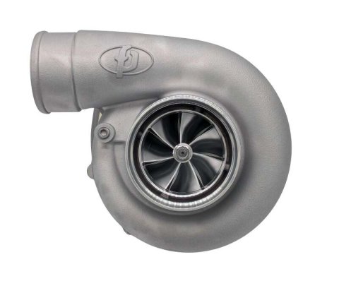 Forced Performance FP6875 Reverse Rotation Turbocharger w/Stainless V-Band 1.02 A/R Turbine Housing thumbnail 3