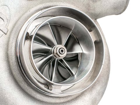 Forced Performance Subaru STi/WRX Black Turbo 84mm Black Housing Internal WG w/Oil Line (D/S Only) thumbnail 1