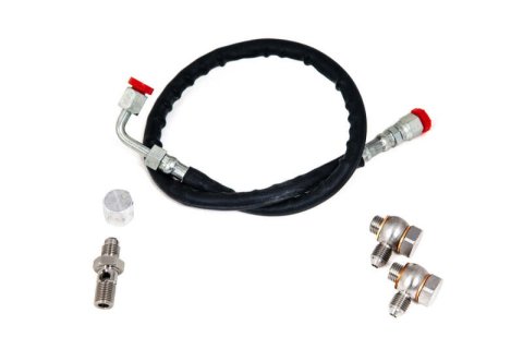Forced Performance Subaru STi/WRX Black Turbo 84mm Black Housing External WG w/Oil Line (D/S Only) thumbnail 2