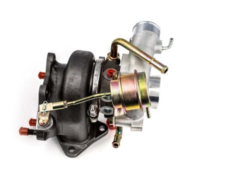 Forced Performance Subaru STi/WRX Blue Turbo 84mm Black Housing External WG w/Oil Line (D/S Only) thumbnail 1