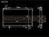 Koyo 89-94 Nissan 180SX/Silvia S13 SR20DET (MT) N-FLO (Dual Pass) Radiator thumbnail 3