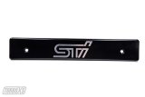 Turbo XS 15-17 Subaru WRX/STi Billet Aluminum License Plate Delete Black Machined STi Logo thumbnail 1