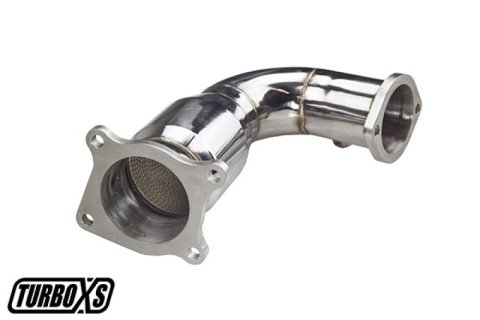 Turbo XS 2015+ Subaru WRX Front Pipe w/ Catalytic Converter thumbnail 2