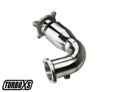 Turbo XS 2015+ Subaru WRX Front Pipe w/ Catalytic Converter thumbnail 3