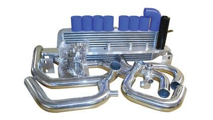 Turbo XS Front Mount Intercooler Pipe Kit Black Silicone for 03-07 Mitsubishi Evo 8/9 thumbnail 3