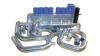 Turbo XS 03-07 EVO 8/9 Replacement Hose and Clamp Set Black thumbnail 1