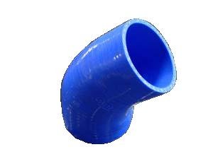Turbo XS Silicone 45 Degree Elbow 76mm/3inch in Blue thumbnail 2