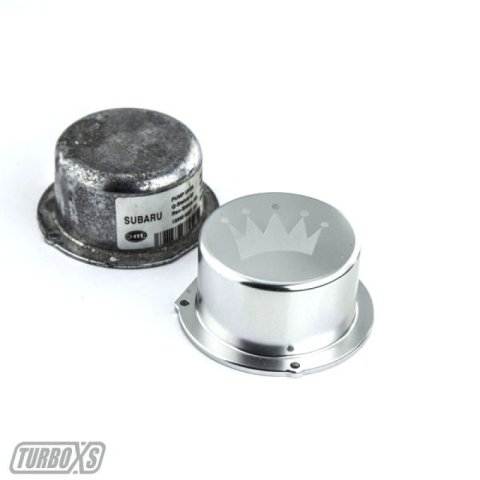 Turbo XS 15-16 Subaru WRX Billet Aluminum Vacuum Pump Cover - Silver thumbnail 7