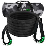 Rhino USA Kinetic Energy Recovery Rope (1.25In X 30Ft) Black thumbnail 1