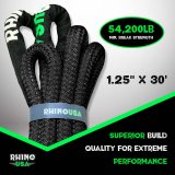 Rhino USA Kinetic Energy Recovery Rope (1.25In X 30Ft) Black thumbnail 2