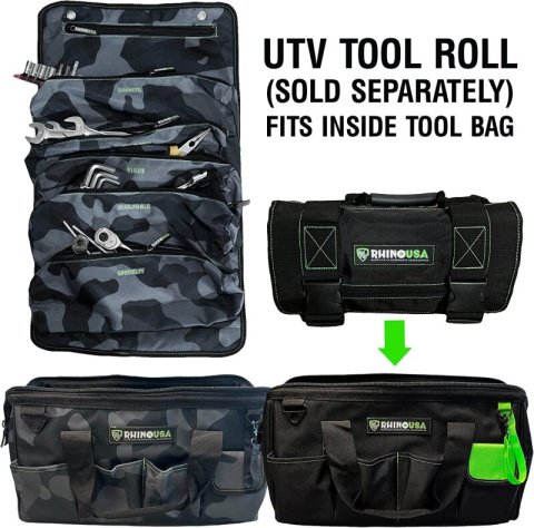 Rhino USA Heavy Duty Tool Bag (Black) thumbnail 6