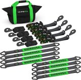 Rhino USA Heavy Duty Vehicle Tie Down Kit (Snap Hook) thumbnail 1