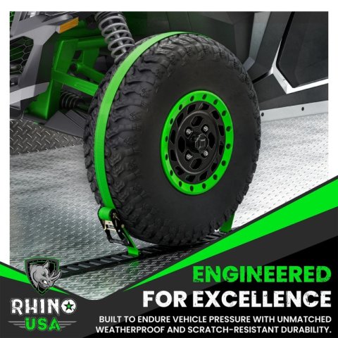 Rhino USA 8Ft E-Track Tie-Down Rails, Black (4 Pack) thumbnail 8