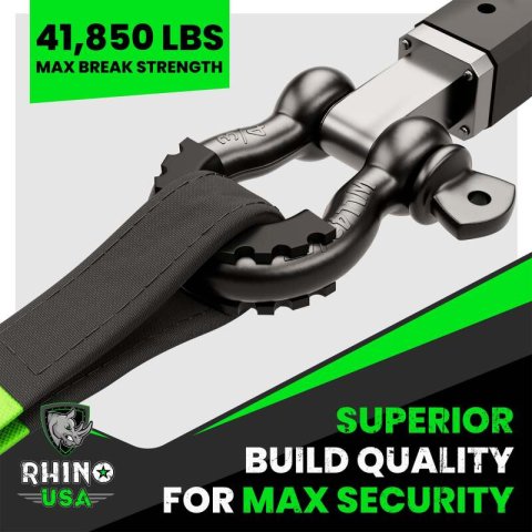 Rhino USA 3/4In D-Ring Shackle Set (2-Pack)(Gray) thumbnail 6