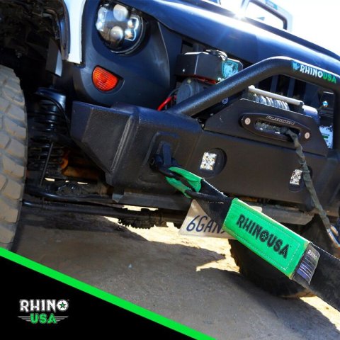 Rhino USA 30Ft Tow Strap/Shackles Combo thumbnail 7