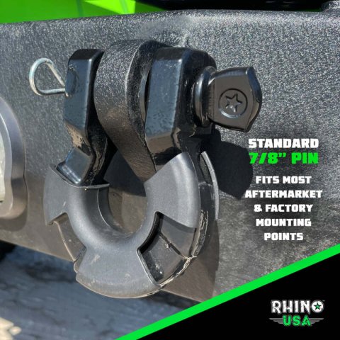 Rhino USA 8T Super Shackle 2-Pack (Red) thumbnail 3