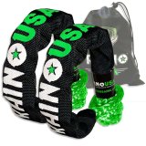 Rhino USA Synthetic Soft Shackles Green (2-Pack) thumbnail 1