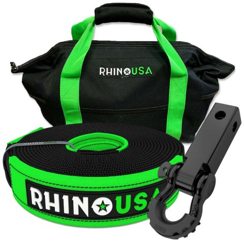Rhino USA 20Ft Tow Strap/Hitch Combo thumbnail 1