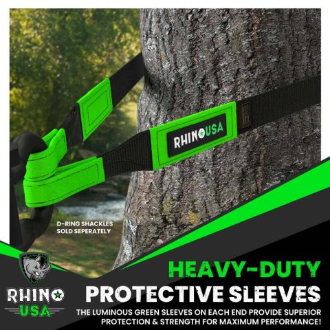 Rhino USA Recovery Tow Strap 3Inx20Ft (Black) thumbnail 3