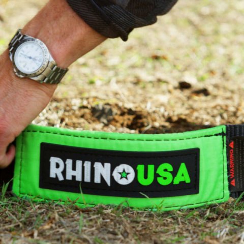 Rhino USA Recovery Tow Strap 4Inx30Ft (Green) thumbnail 3