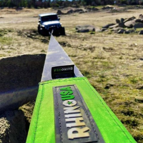 Rhino USA Recovery Tow Strap 4Inx30Ft (Green) thumbnail 4